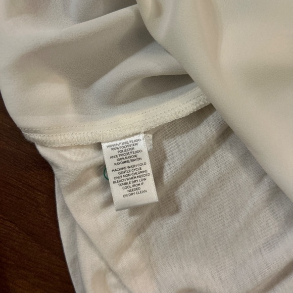 LOFT Puffed Long Sleeve Blouse size Medium - Picture 4 of 7